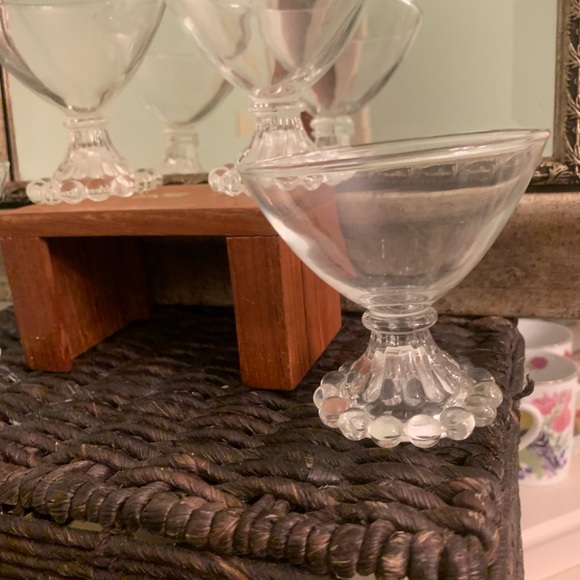 Set of Four Candlewick-Style Compote Dessert Dishes - Picture 8 of 8